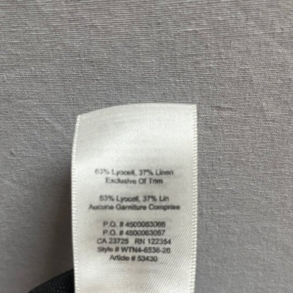 Wilfred Linen black belted shorts Sz 6 - Picture 5 of 8